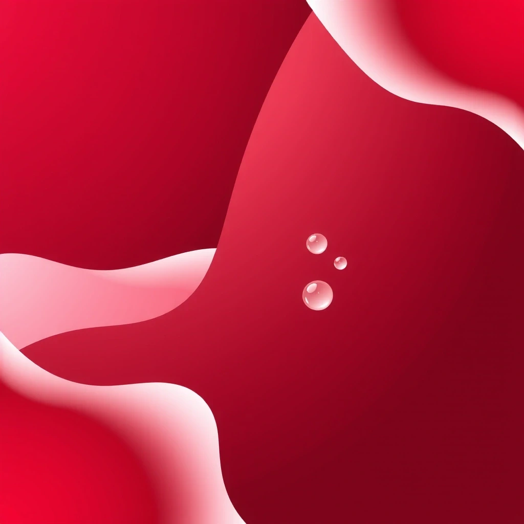 Abstract fluid visual representing data flow